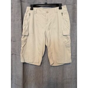 Columbia Sportswear Women's Cargo Shorts Khaki Beige Size 8